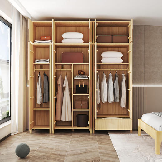 喜梦宝组合衣柜家用卧室现代简约简易收纳储物柜温莎系列 商品图0