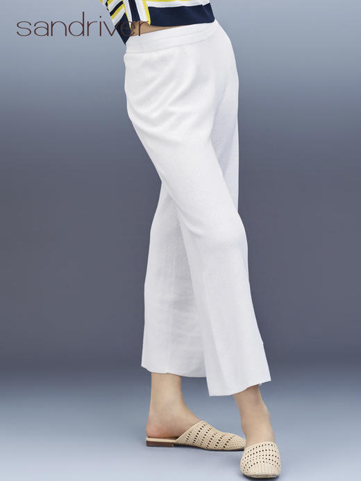 提花挑孔直筒裤 SJS95K044K 商品图1