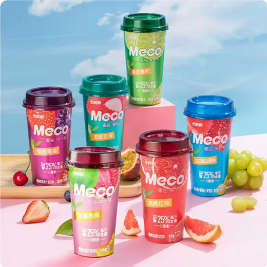 香飘飘MeCo蜜谷新派茶饮桃桃红柚【400ml】 商品图1