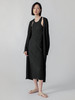 322工房经典再造环保棉针织长开衫2023春夏款时髦宽松长外套B041 商品缩略图3