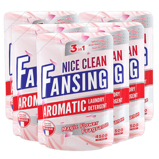 「买一送一！9.9元包邮」蓝漂浣馨洗衣液450g*2袋装 家庭护理护色洁净留香去渍居家日用清洁工具 商品图4