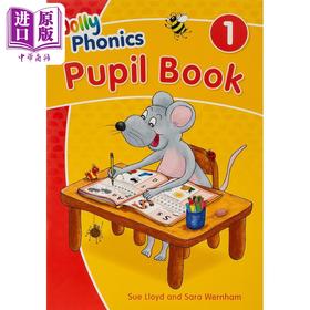 【中商原版】Jolly Phonics Pupil Book 1 快乐自然拼读学生课本1（彩色版）（手写体）- 修订版 英文原版进口教材教辅