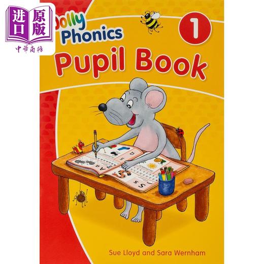 【中商原版】Jolly Phonics Pupil Book 1 快乐自然拼读学生课本1（彩色版）（手写体）- 修订版 英文原版进口教材教辅 商品图0