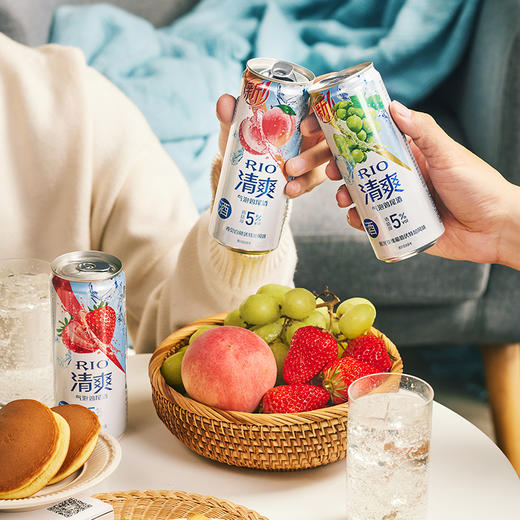 RIO锐澳气泡鸡尾酒阳光玫瑰葡萄伏特加风味330ml/罐 商品图1