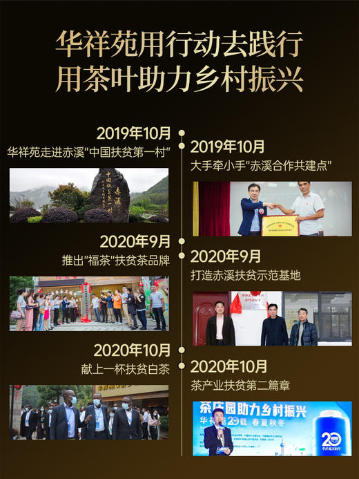 【3年典藏重磅上市】华祥苑-1891寿眉白茶饼300g（2021年）【配礼盒】 商品图8