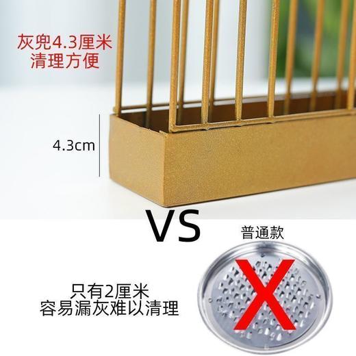 蚊香盘家用艾草清香蚊香儿童孕妇黑蚊香杀蚊驱蚊盘香鸟笼蚊香架 商品图7