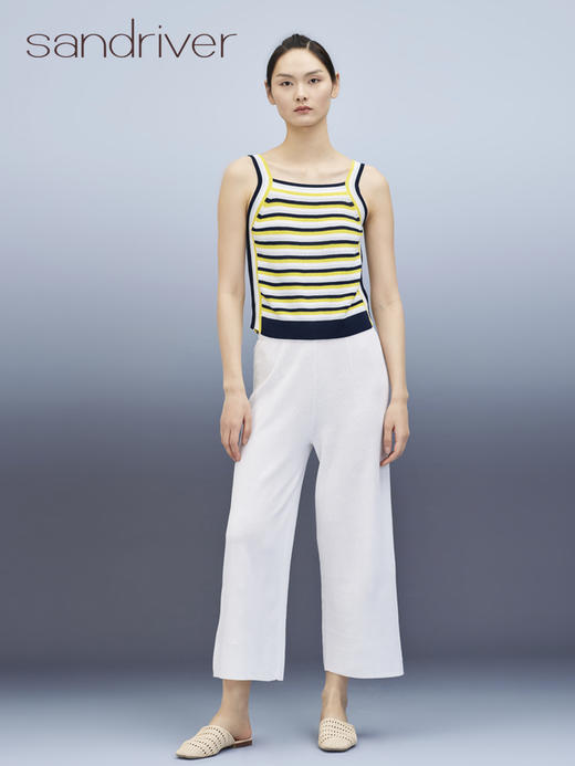 提花挑孔直筒裤 SJS95K044K 商品图3