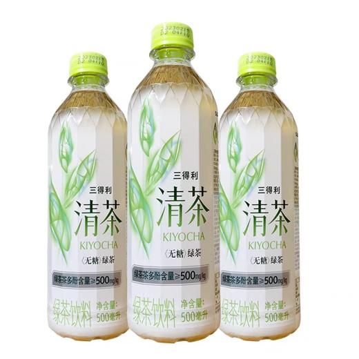 三得利清茶绿茶无糖500ml 商品图2