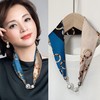明星同款项链围巾  磁扣年轻气质磁吸扣珍珠项链小丝巾 商品缩略图3