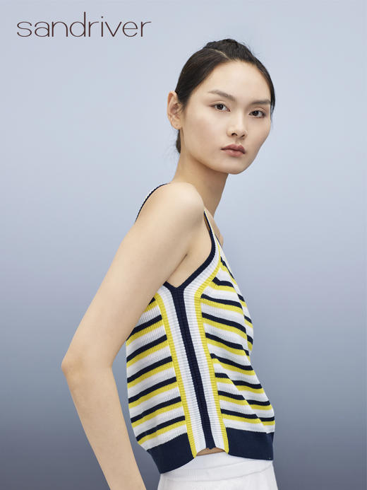 吊带彩条女背心 SJS95W060K 商品图4
