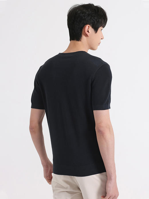 callisto藏青棉混纺T恤 SSTSS143C 商品图1