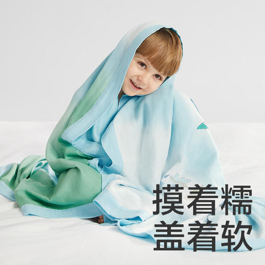 babycare婴儿盖毯春夏抗菌透气不闷汗四层纱布宝宝毯子儿童夏凉被 商品图2