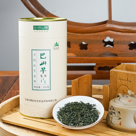 巴山早2023新茶毛尖绿茶150g罐装高山云雾茶清香型春茶叶源自富硒之都万源