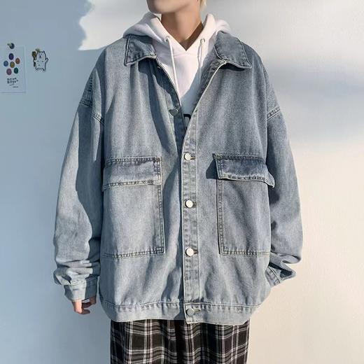 【GZ】无忧购美式复古牛仔休闲外套男8033（截单后7天发货)25年清仓捡漏 商品图1