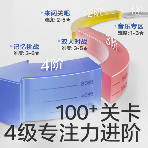 【babycare好物集】脑力大闯关儿童益智开发电子记忆反应专注力音乐声光玩具 商品图1