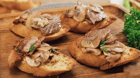 蘑菇牛排佐法棍 商品图0