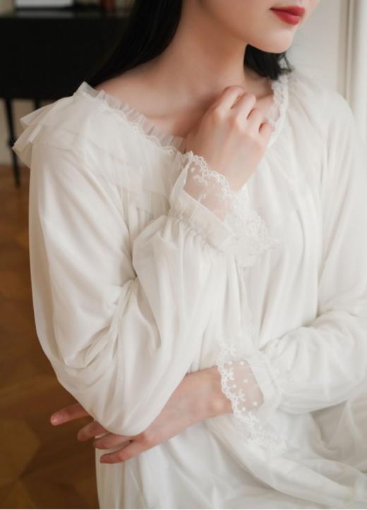 新品按头安利❗️超级重工的法式家居长裙～【日本GUNEFUU古那福法式家居睡裙】 商品图7