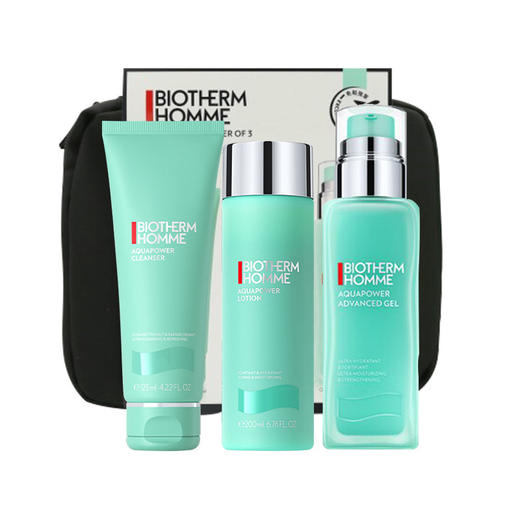 【跨境】Biotherm Homme 碧欧泉 男士水动力补水保湿三件套 （洁面125ml+水200ml+乳100mI）（效期到28年2月） 商品图5