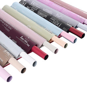 阿玛妮烫银英文双色包装纸