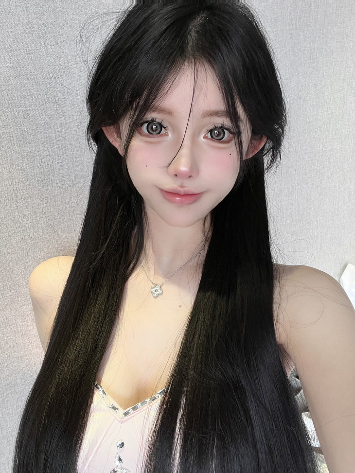 Hanawink美瞳 年抛隐形眼镜 雪绒兔14.5mm 1副/2片 左右可不同度数-VVCON美瞳网21