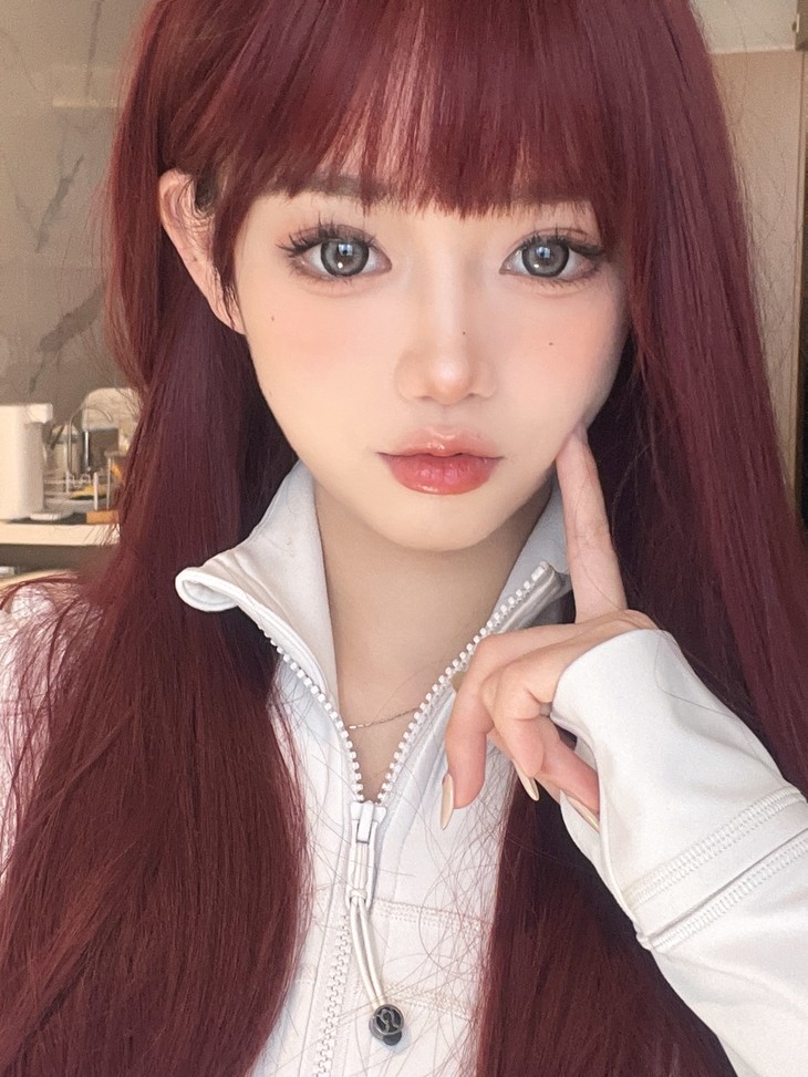 Hanawink美瞳 年抛隐形眼镜 雪绒兔14.5mm 1副/2片 左右可不同度数-VVCON美瞳网11