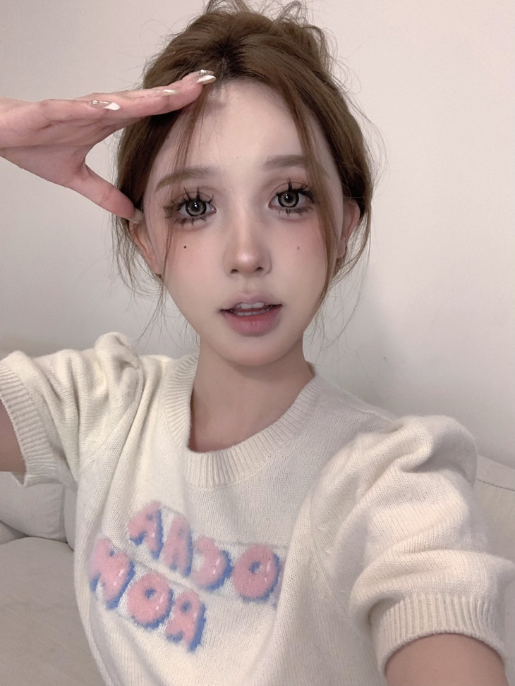 Hanawink美瞳 年抛隐形眼镜 泪光熊14.5mm 1副/2片 左右可不同度数-VVCON美瞳商城23