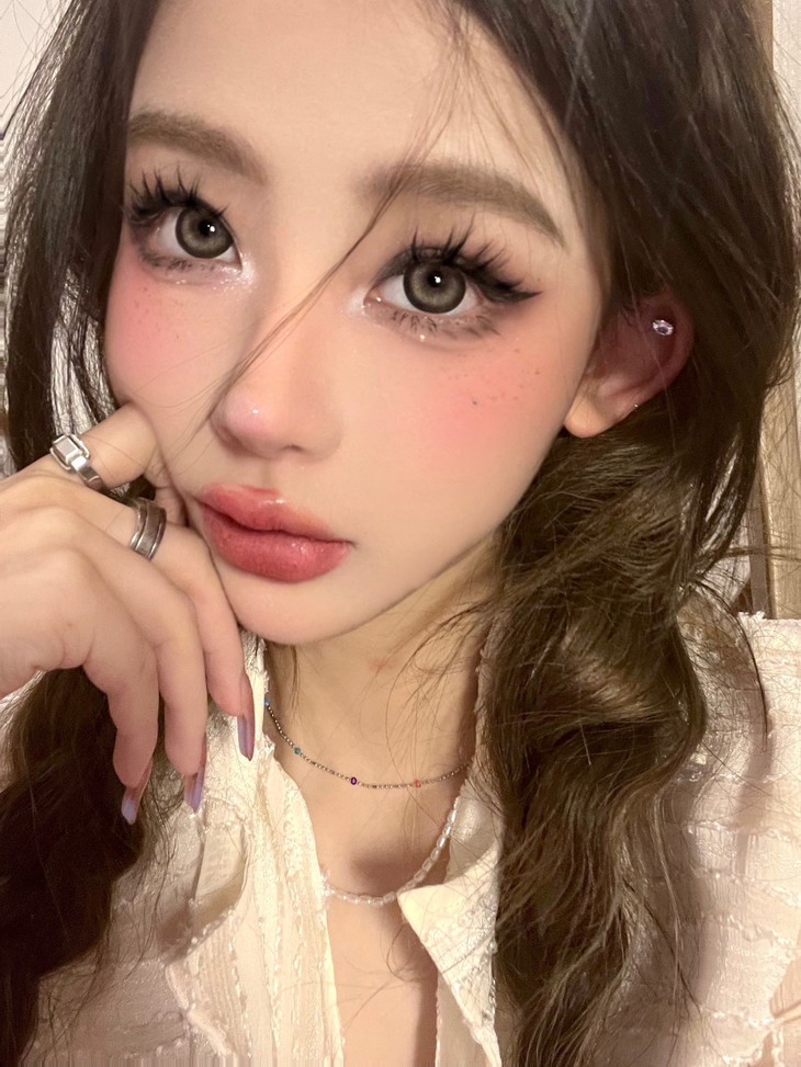Hanawink美瞳 年抛隐形眼镜 泪光熊14.5mm 1副/2片 左右可不同度数-VVCON美瞳商城17