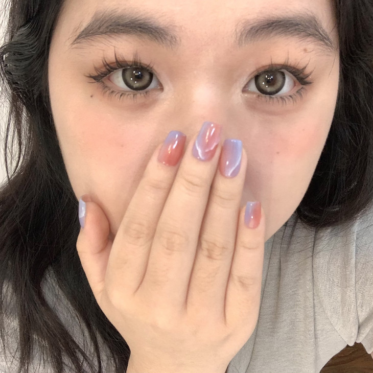 Hanawink美瞳 年抛隐形眼镜 泪光熊14.5mm 1副/2片 左右可不同度数-VVCON美瞳商城24