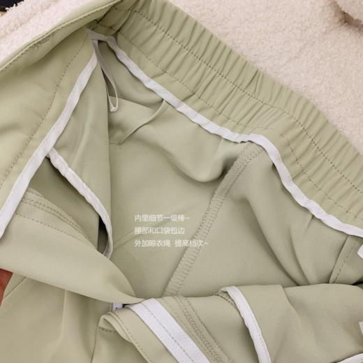 【骆柒柒马卡龙不规则直筒开叉裤】高腰微喇设计+西装面料，效果刚刚好，不会过于休闲和正式 商品图1