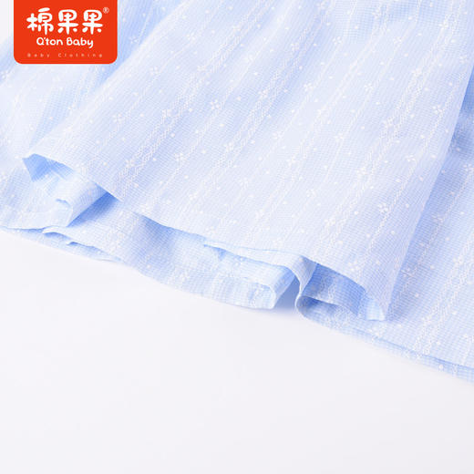 棉果果夏季新品女童女宝翻领连衣裙M222701423244 商品图2