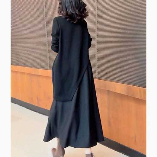 裁缝学苑AS22 假两件套装连衣裙纸样女装新款高端长裙子服装打板 商品图1