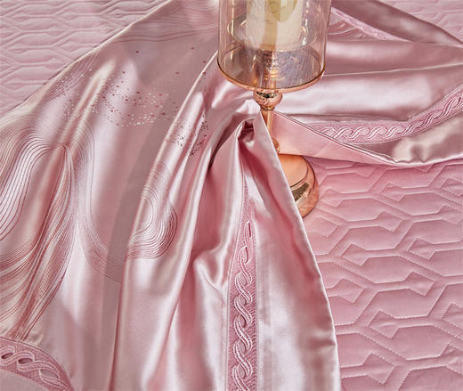 床盖四件套天鹅湖（浪漫 粉） 商品图6