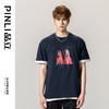 PINLI品立春季新款印花纯棉短袖T恤男士休闲体恤BG231111020 商品缩略图2