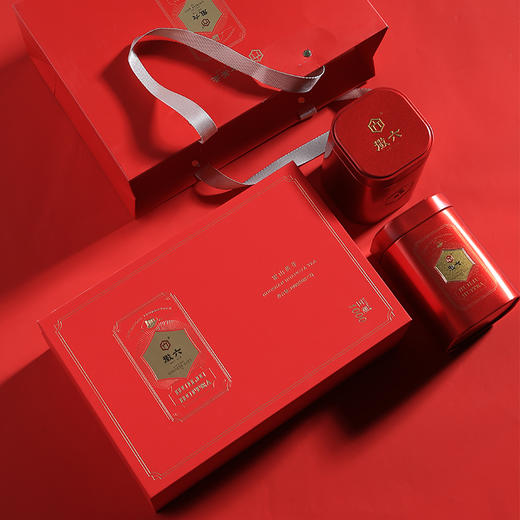 徽六霍山黄芽2024新茶明前特级黄茶茶叶国潮1000礼盒送礼配礼袋 商品图2