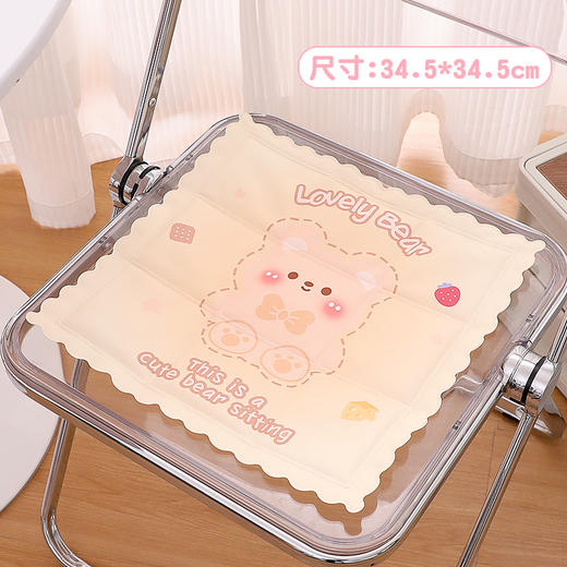 2023夏季凝胶坐垫冰垫 可折叠卡通冰凉垫 汽车办公降温靠垫椅子垫 商品图13