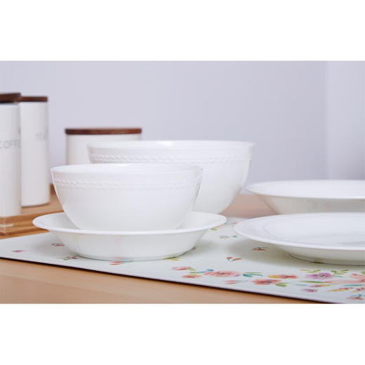 麦穗浮雕系列 12.5cm饭碗/21.5cm深盘 商品图1