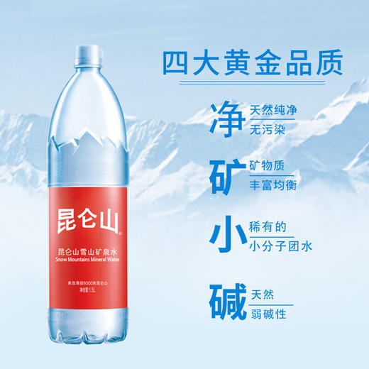 昆仑山矿泉水 1.5L*12瓶 整箱 商品图7
