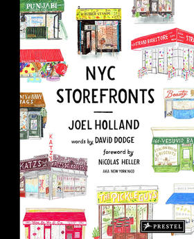 纽约橱窗：备受欢迎的纽约景点插画 英文原版 NYC Storefronts: Illustrations of the Big Apple's Best-Loved Spots