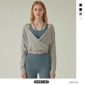 跃牌【洛水之神系列】两穿V领瑜伽服长袖瑜伽罩衫HN72