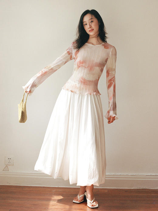 Even Vintage | 花苞裙 仿棉轻盈灵动半身裙长款蓬蓬气球长裙夏 商品图1