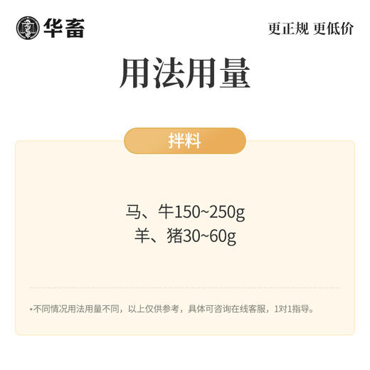 【社群专享】华畜兽药 健胃散2斤装 健胃消食 促生长 中药促消化 理气消胀 猪牛羊用 商品图4