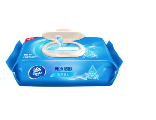 【官方包邮】维达纯水湿巾(80片)×2包 商品图9