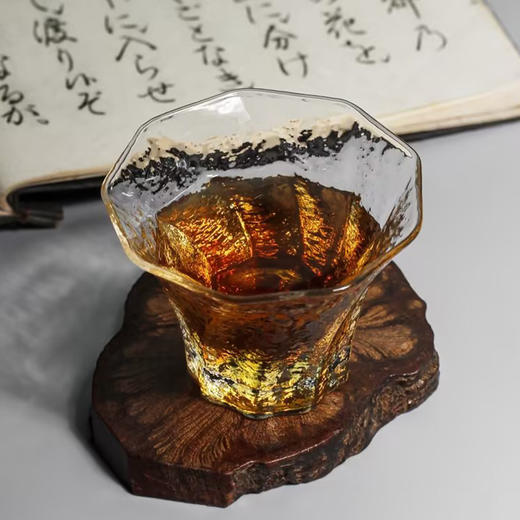 璃海匠心-锤纹喇叭玻璃对杯品茗杯功夫小茶杯 商品图4