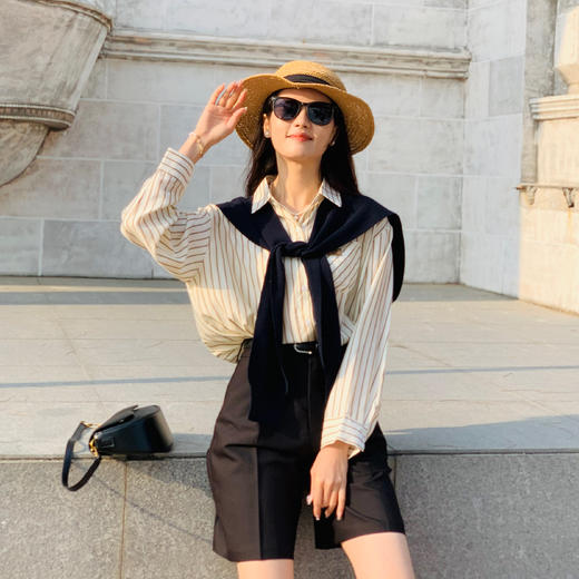 【百图lulu定制】【百慕大短裤】【送腰带】显高 休闲慵懒范儿  西装短裤 商品图7