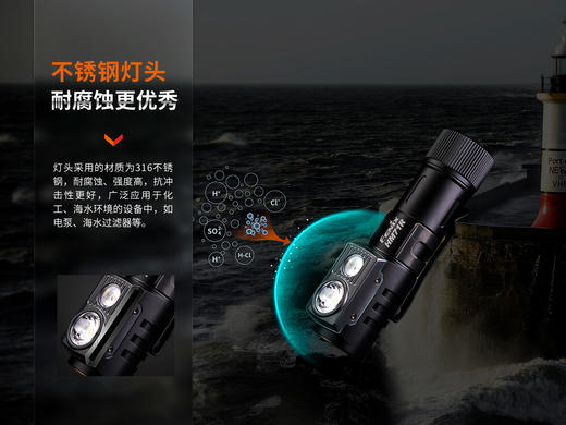 Fenix菲尼克斯HM71R头灯强光充电超亮21700电池长续航头戴工业灯 商品图9
