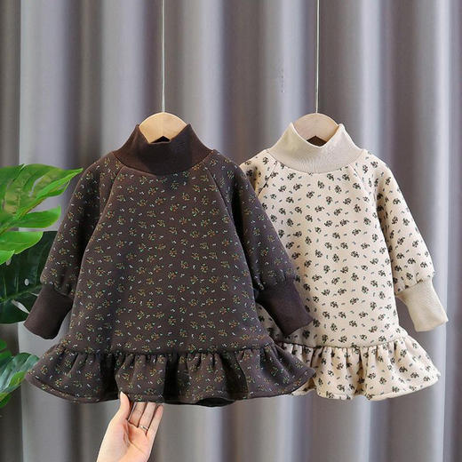 裁缝学苑TS04女童插肩袖卫衣裙纸样儿童高领裙子童装上衣服装打板 商品图3