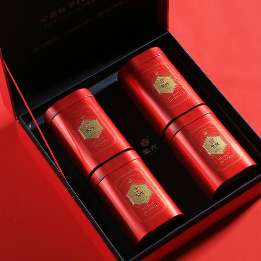 徽六霍山黄芽2024新茶明前特级黄茶茶叶国潮1000礼盒送礼配礼袋 商品图3