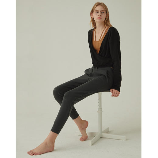 跃牌【洛水之神系列】两穿V领瑜伽服长袖瑜伽罩衫HN72 商品图5