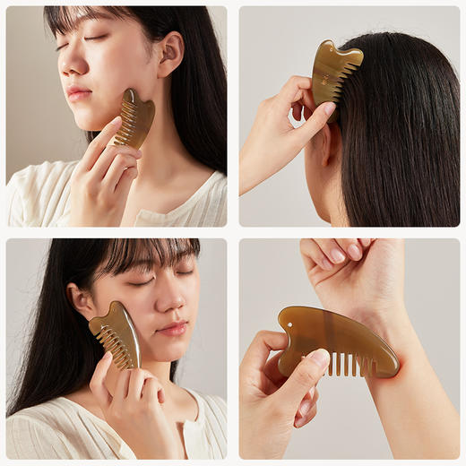 初心| 牛角按摩刮痧梳经络梳 商品图4