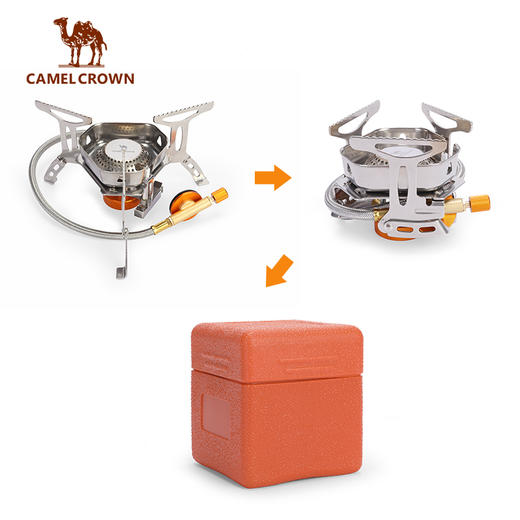 卡式炉户外便携式折叠燃气炉灶野外炉具烧烤炉头露营烧水装备炉子 1J32267512 商品图2